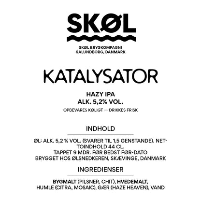 KATALYSATOR - Hazy IPA - Alk. 5,2 % vol. - 44 cl.